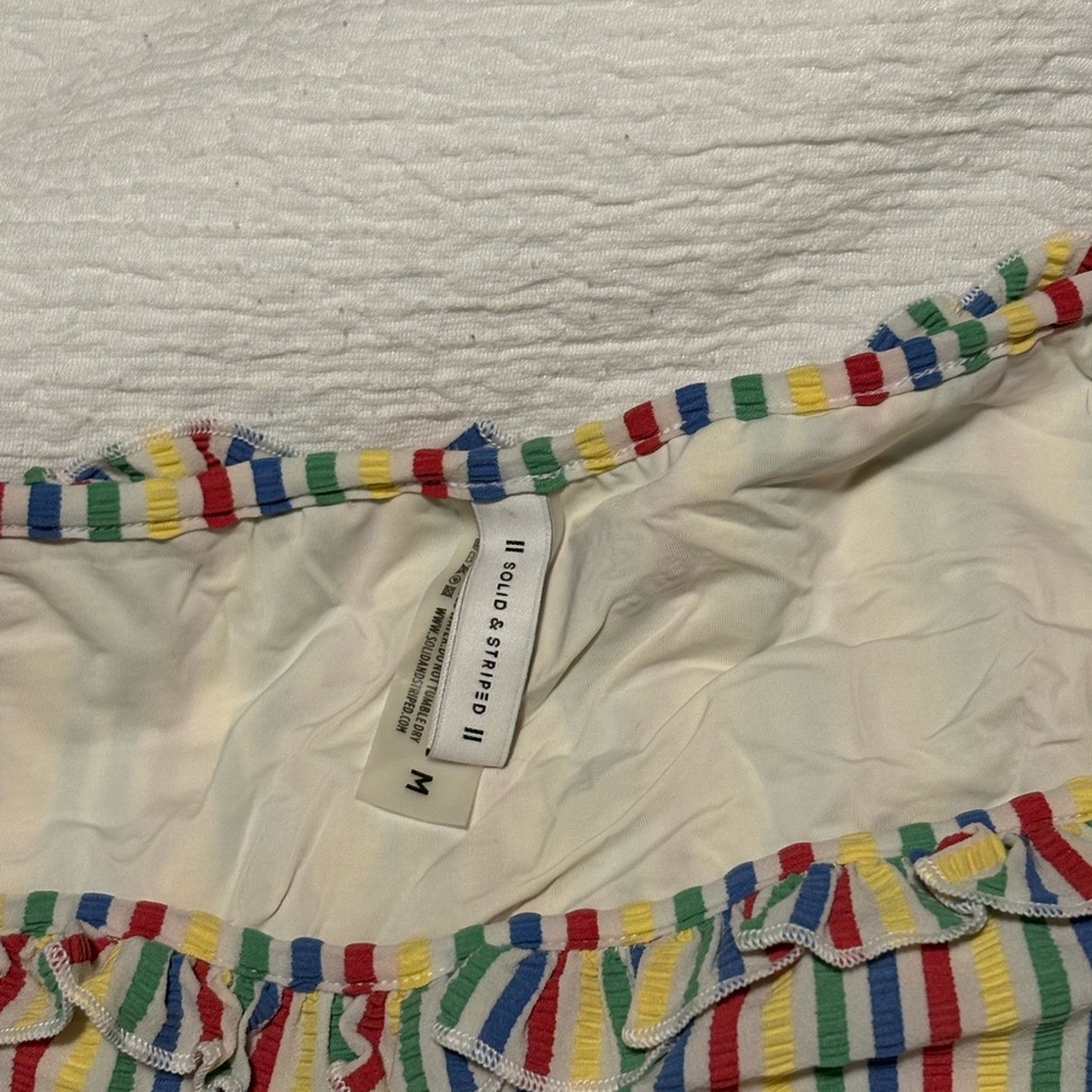 SOLID & STRIPED Multicolor Ruffle Bikini - Picture 3 of 3